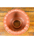 Japanese Taishō Period Handmade Coral Colored Pumpkin Shaped Planter-4. Asian & Chinese Furniture, Art, Antiques, Vintage Home Décor for sale at FEA Home