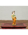 Chinese Court Lady Statue with Egg and Spinach Pattern Kimono and Holding a Dog-5. Asian & Chinese Furniture, Art, Antiques, Vintage Home Décor for sale at FEA Home