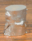 Contemporary Indonesian Silver-Colored Tree Stump Pedestal-2. Asian & Chinese Furniture, Art, Antiques, Vintage Home Décor for sale at FEA Home