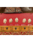 Set of Five Chinese Han Dynasty Terracotta Heads with Original Paint on Lucite-15. Asian & Chinese Furniture, Art, Antiques, Vintage Home Décor for sale at FEA Home