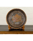 Antique Indian Market Tray with Mughal Inspired Hand Painted Décor-8. Asian & Chinese Furniture, Art, Antiques, Vintage Home Décor for sale at FEA Home