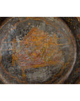 Antique Indian Market Tray with Mughal Inspired Hand Painted Décor-4. Asian & Chinese Furniture, Art, Antiques, Vintage Home Décor for sale at FEA Home