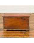 Indonesian Vintage Wooden Blanket Chest with Carved Foliage and Floral Motifs-12. Asian & Chinese Furniture, Art, Antiques, Vintage Home Décor for sale at FEA Home