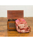 Indonesian Vintage Wooden Blanket Chest with Carved Foliage and Floral Motifs-3. Asian & Chinese Furniture, Art, Antiques, Vintage Home Décor for sale at FEA Home