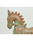 Vintage Indian Antique Wooden Horse On Wheels-11. Asian & Chinese Furniture, Art, Antiques, Vintage Home Décor for sale at FEA Home