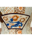 Vintage Japanese Arita Porcelain Gold, Dark Blue and Orange Table Lamp-7. Asian & Chinese Furniture, Art, Antiques, Vintage Home Décor for sale at FEA Home