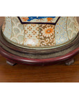 Vintage Japanese Arita Porcelain Gold, Dark Blue and Orange Table Lamp-12. Asian & Chinese Furniture, Art, Antiques, Vintage Home Décor for sale at FEA Home