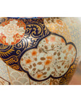 Vintage Japanese Arita Porcelain Gold, Dark Blue and Orange Table Lamp-14. Asian & Chinese Furniture, Art, Antiques, Vintage Home Décor for sale at FEA Home