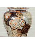Vintage Japanese Arita Porcelain Gold, Dark Blue and Orange Table Lamp-6. Asian & Chinese Furniture, Art, Antiques, Vintage Home Décor for sale at FEA Home