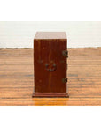 Chinese Qing Dynasty 19th Century Side Cabinet with Painted Floral Decor-9. Asian & Chinese Furniture, Art, Antiques, Vintage Home Décor for sale at FEA Home