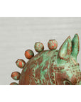 Handmade Vintage Indian Temple Horse Toy on Wheels from Madras with Spheres-10. Asian & Chinese Furniture, Art, Antiques, Vintage Home Décor for sale at FEA Home