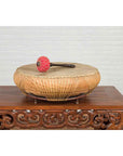 Chinese Qing Dynasty Period 19th Century Leather Drum with Its Wooden Mallet-3. Asian & Chinese Furniture, Art, Antiques, Vintage Home Décor for sale at FEA Home