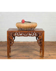 Chinese Qing Dynasty Period 19th Century Leather Drum with Its Wooden Mallet-7. Asian & Chinese Furniture, Art, Antiques, Vintage Home Décor for sale at FEA Home