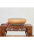 Chinese Qing Dynasty Period 19th Century Leather Drum with Its Wooden Mallet-9. Asian & Chinese Furniture, Art, Antiques, Vintage Home Décor for sale at FEA Home