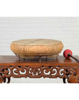 Chinese Qing Dynasty Period 19th Century Leather Drum with Its Wooden Mallet-11. Asian & Chinese Furniture, Art, Antiques, Vintage Home Décor for sale at FEA Home