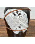 Large Thai Exterior Flower Vase with Black Patina, Rope and Newspaper Motifs-6. Asian & Chinese Furniture, Art, Antiques, Vintage Home Décor for sale at FEA Home
