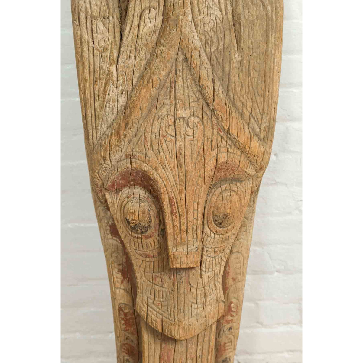 Large Hand Carved Singa Singa Tribal Carving from the Batak People, Sumatra-3. Asian & Chinese Furniture, Art, Antiques, Vintage Home Décor for sale at FEA Home