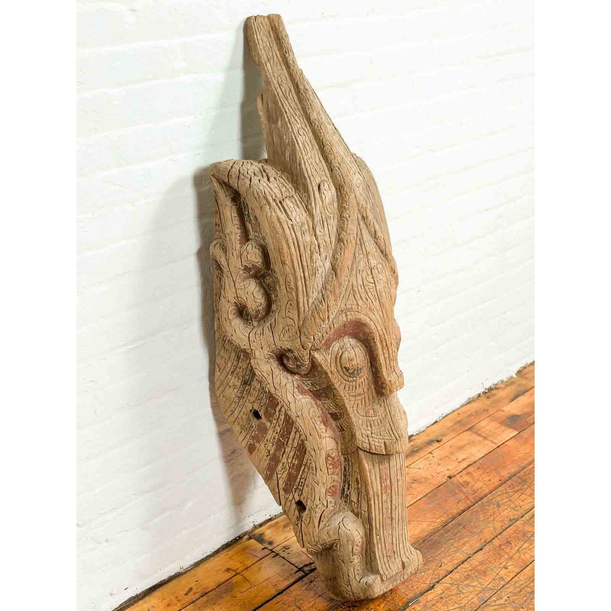Large Hand Carved Singa Singa Tribal Carving from the Batak People, Sumatra-8. Asian & Chinese Furniture, Art, Antiques, Vintage Home Décor for sale at FEA Home