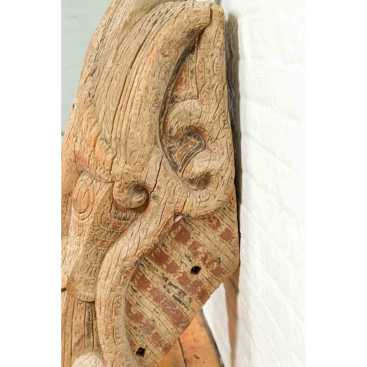 Large Hand Carved Singa Singa Tribal Carving from the Batak People, Sumatra-4. Asian & Chinese Furniture, Art, Antiques, Vintage Home Décor for sale at FEA Home