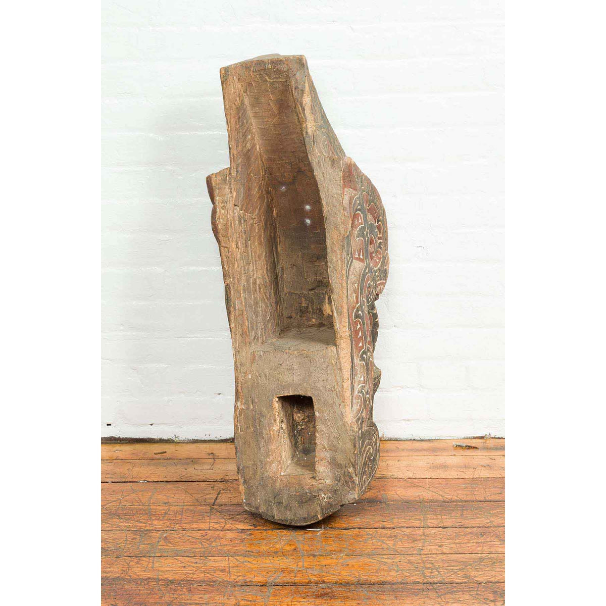 Hand Carved Painted Singa Singa Tribal Carving from the Batak People, Sumatra-5. Asian & Chinese Furniture, Art, Antiques, Vintage Home Décor for sale at FEA Home