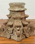 Antique Indian Corinthian Temple Capital Carving with Distressed Patina-2. Asian & Chinese Furniture, Art, Antiques, Vintage Home Décor for sale at FEA Home