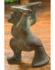 Vintage Bronze Double Monkey Coffee Table Base with Verde Patina-11. Asian & Chinese Furniture, Art, Antiques, Vintage Home Décor for sale at FEA Home