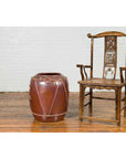 Large Contemporary Thai Monochrome Planter with Rope Accents-3. Asian & Chinese Furniture, Art, Antiques, Vintage Home Décor for sale at FEA Home