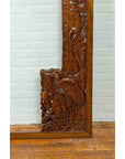 Antique Carved Large Wooden Frame with Birds and Foliage-10. Asian & Chinese Furniture, Art, Antiques, Vintage Home Décor for sale at FEA Home