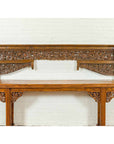 Chinese Architectural Wooden Temple Panel with Detailed Floral Carvings-2. Asian & Chinese Furniture, Art, Antiques, Vintage Home Décor for sale at FEA Home