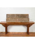 Pair of Indonesian Antique Carved Wood Overdoor Panels with Traces of Blue Paint-6. Asian & Chinese Furniture, Art, Antiques, Vintage Home Décor for sale at FEA Home