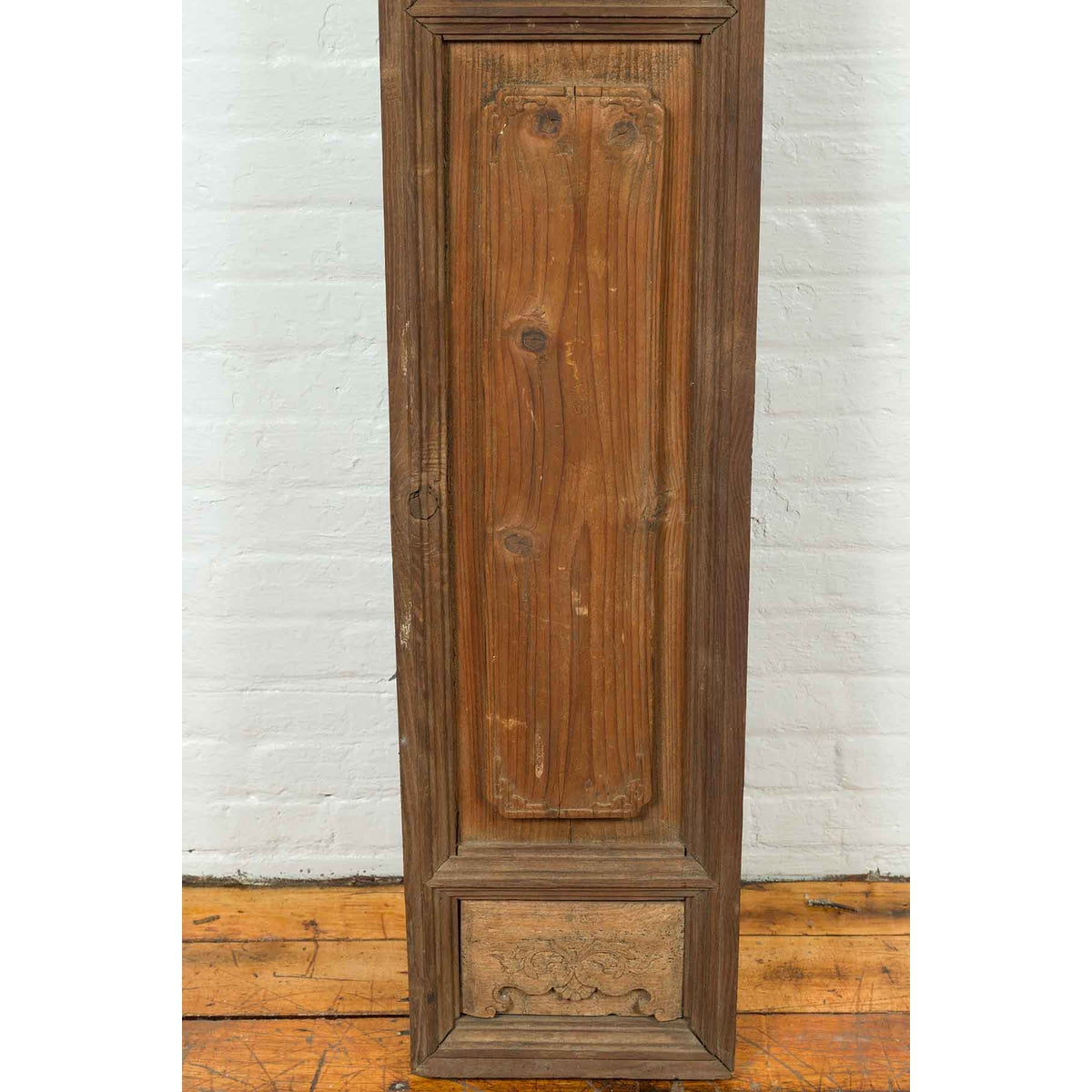 Chinese 19th Century Carved Wooden Architectural Panel with Clouds and Lion-6. Asian & Chinese Furniture, Art, Antiques, Vintage Home Décor for sale at FEA Home