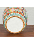 Japanese 20th Century Multi-Color Hibachi Planter with Landscape Scene-10. Asian & Chinese Furniture, Art, Antiques, Vintage Home Décor for sale at FEA Home