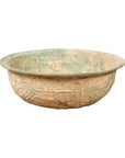 Chinese Han Dynasty Bronze Bowl circa 202 BC-200 AD with Mineral Deposits-1. Asian & Chinese Furniture, Art, Antiques, Vintage Home Décor for sale at FEA Home
