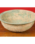 Chinese Han Dynasty Bronze Bowl circa 202 BC-200 AD with Mineral Deposits-3. Asian & Chinese Furniture, Art, Antiques, Vintage Home Décor for sale at FEA Home