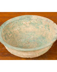 Chinese Han Dynasty Bronze Bowl circa 202 BC-200 AD with Mineral Deposits-4. Asian & Chinese Furniture, Art, Antiques, Vintage Home Décor for sale at FEA Home