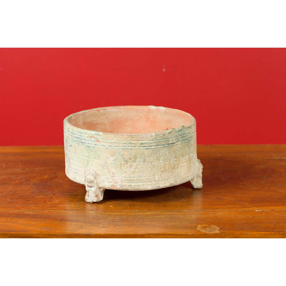 Chinese Han Dynasty Incense Burner circa 202 BC-200 AD, Raised on Petite Feet-3. Asian & Chinese Furniture, Art, Antiques, Vintage Home Décor for sale at FEA Home