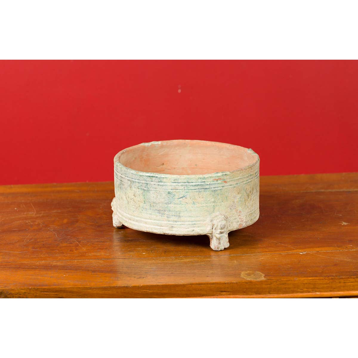 Chinese Han Dynasty Incense Burner circa 202 BC-200 AD, Raised on Petite Feet-8. Asian & Chinese Furniture, Art, Antiques, Vintage Home Décor for sale at FEA Home