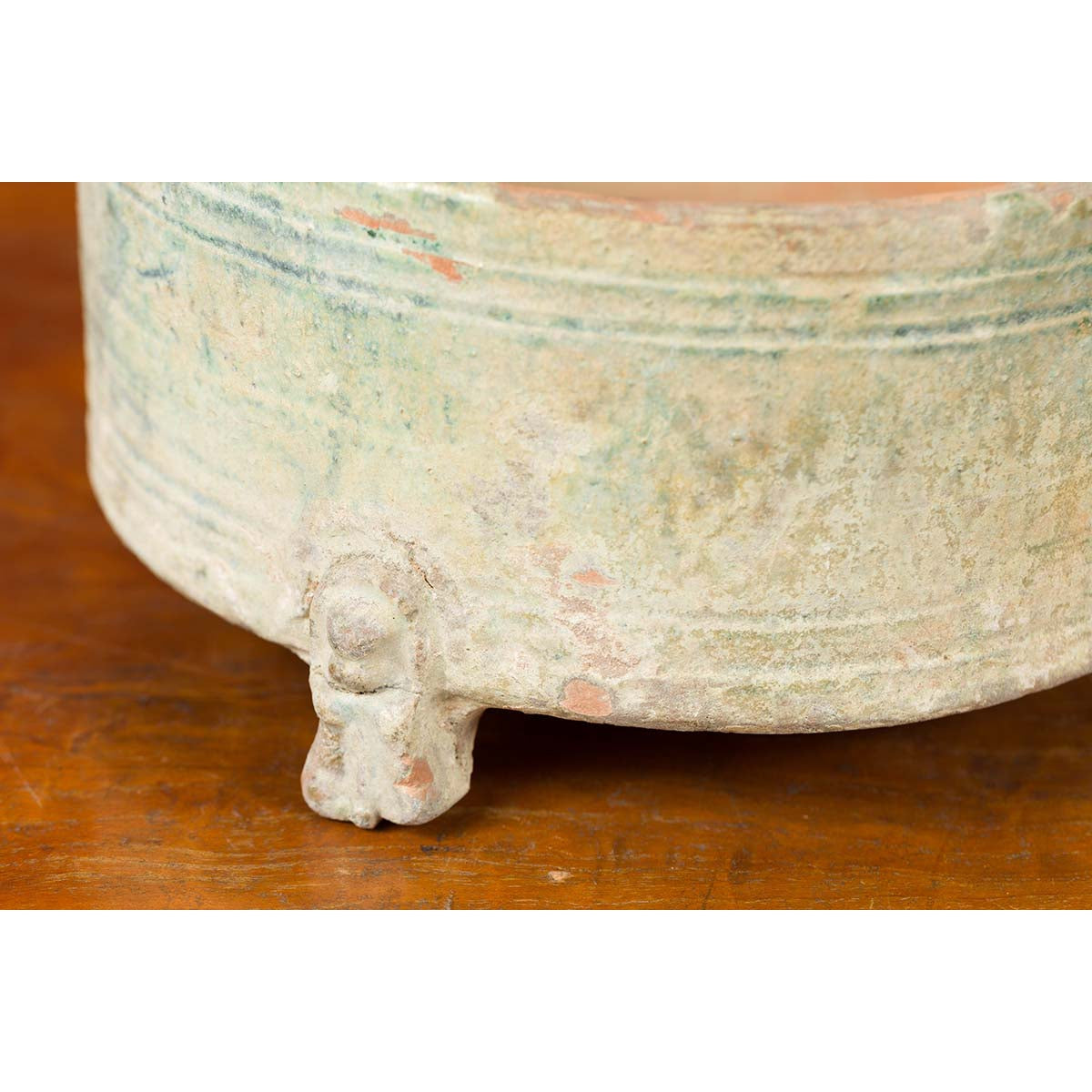 Chinese Han Dynasty Incense Burner circa 202 BC-200 AD, Raised on Petite Feet-12. Asian & Chinese Furniture, Art, Antiques, Vintage Home Décor for sale at FEA Home