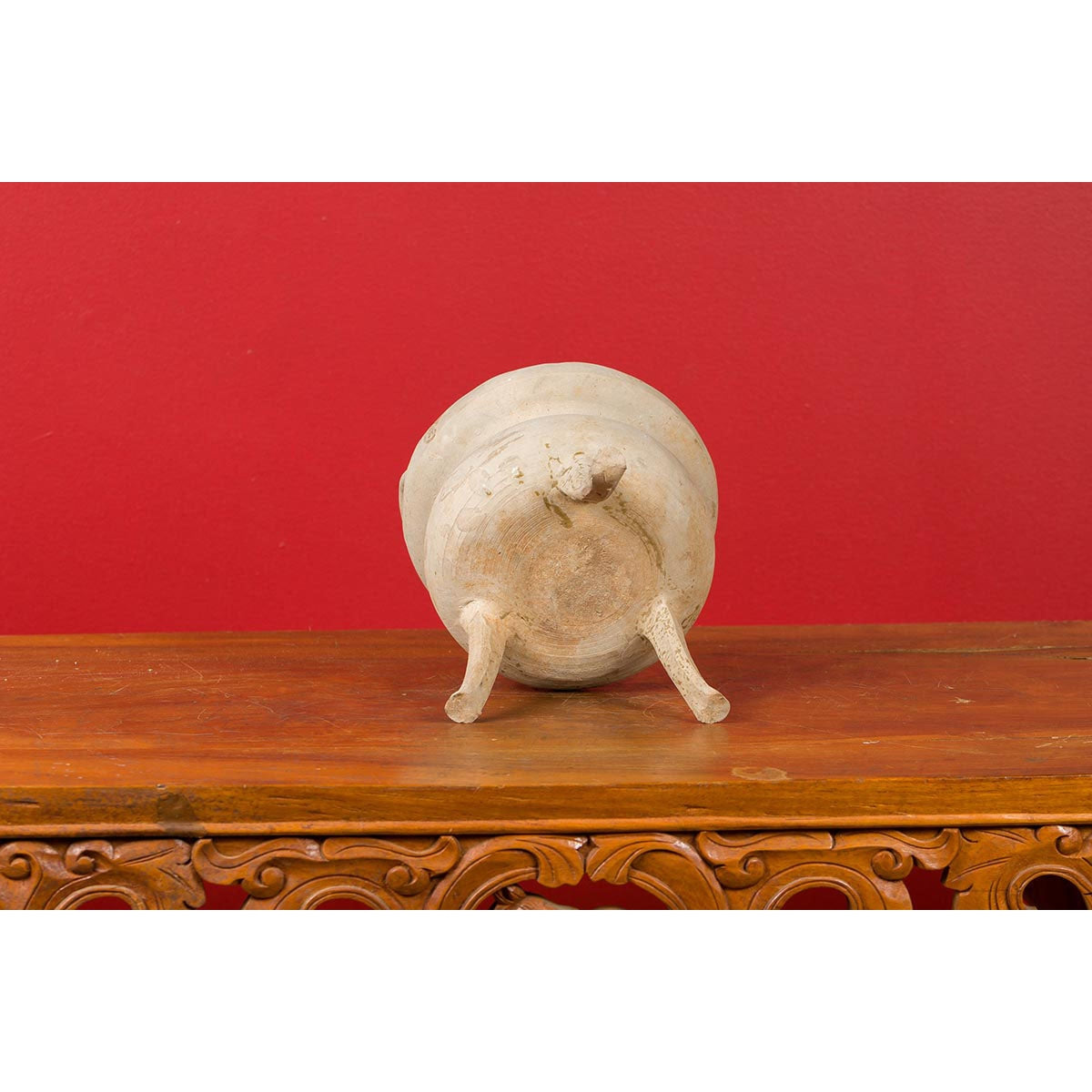 Chinese Han Dynasty Period Incense Burner circa 202 BC-200 AD with Tripod Base-9. Asian & Chinese Furniture, Art, Antiques, Vintage Home Décor for sale at FEA Home