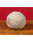 Petite Chinese Han Dynasty Lidded Vessel with Original Paint circa 202 BC-200 AD-10. Asian & Chinese Furniture, Art, Antiques, Vintage Home Décor for sale at FEA Home