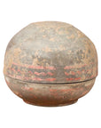 Petite Chinese Han Dynasty Lidded Vessel with Original Paint circa 202 BC-200 AD-1. Asian & Chinese Furniture, Art, Antiques, Vintage Home Décor for sale at FEA Home