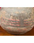 Petite Chinese Han Dynasty Lidded Vessel with Original Paint circa 202 BC-200 AD-6. Asian & Chinese Furniture, Art, Antiques, Vintage Home Décor for sale at FEA Home