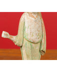 Chinese Ming Dynasty Terracotta Courtsman Statuette with Original Polychromy-9. Asian & Chinese Furniture, Art, Antiques, Vintage Home Décor for sale at FEA Home