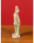 Chinese Ming Dynasty Terracotta Courtsman Statuette with Original Polychromy-3. Asian & Chinese Furniture, Art, Antiques, Vintage Home Décor for sale at FEA Home