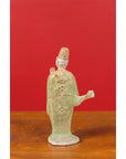 Chinese Ming Dynasty Terracotta Courtsman Statuette with Original Polychromy-6. Asian & Chinese Furniture, Art, Antiques, Vintage Home Décor for sale at FEA Home