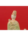 Chinese Ming Dynasty Terracotta Courtsman Statuette with Original Polychromy-11. Asian & Chinese Furniture, Art, Antiques, Vintage Home Décor for sale at FEA Home