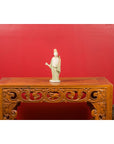 Chinese Ming Dynasty Terracotta Courtsman Statuette with Original Polychromy-12. Asian & Chinese Furniture, Art, Antiques, Vintage Home Décor for sale at FEA Home