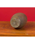Japanese Meiji Period Early 20th Century Sake Bottle with Brown Patina-11. Asian & Chinese Furniture, Art, Antiques, Vintage Home Décor for sale at FEA Home