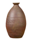 Japanese Meiji Period Early 20th Century Sake Bottle with Brown Patina-1. Asian & Chinese Furniture, Art, Antiques, Vintage Home Décor for sale at FEA Home