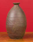Japanese Meiji Period Early 20th Century Sake Bottle with Brown Patina-2. Asian & Chinese Furniture, Art, Antiques, Vintage Home Décor for sale at FEA Home
